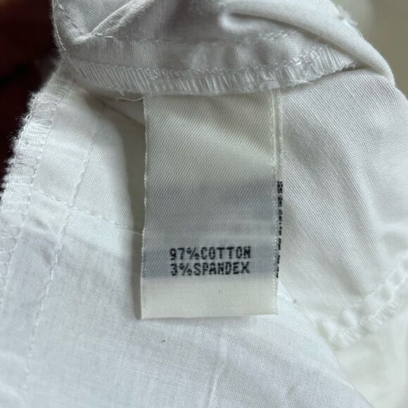 Kenneth Cole New York White Cargo Shorts with Tailored Fit - Picture 3 of 4